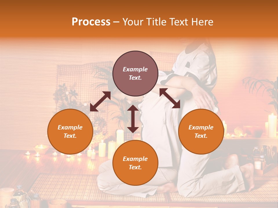 Woman Oil Thai Massage PowerPoint Template