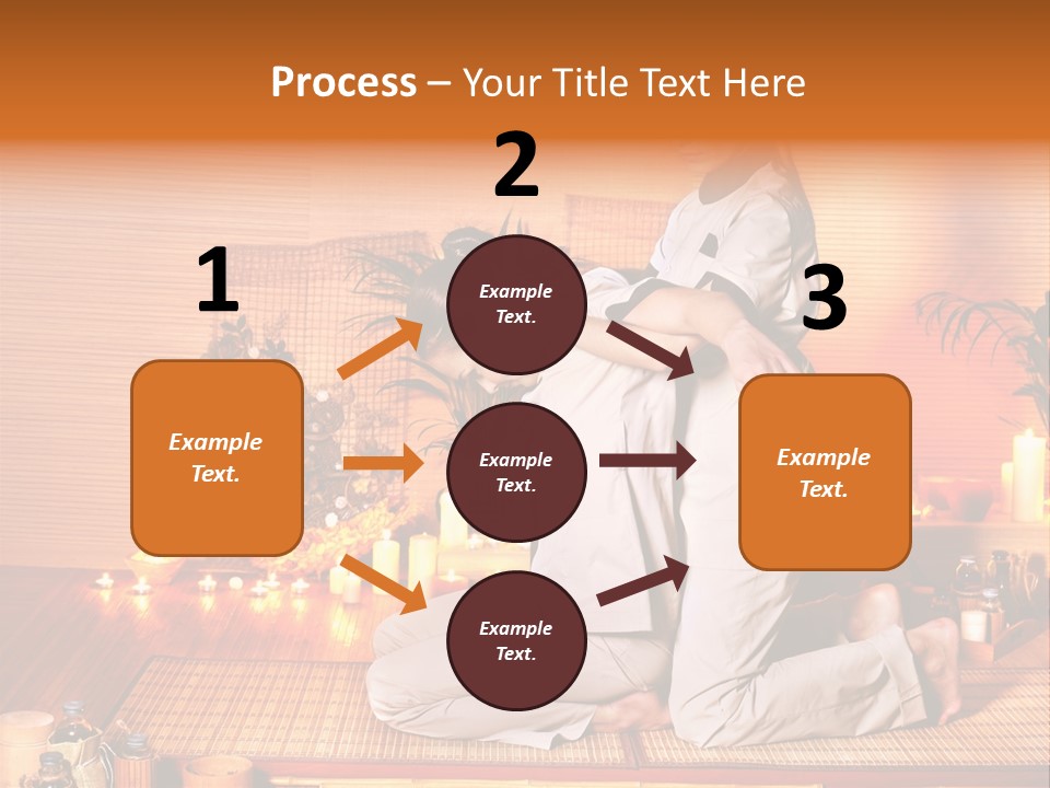 Woman Oil Thai Massage PowerPoint Template