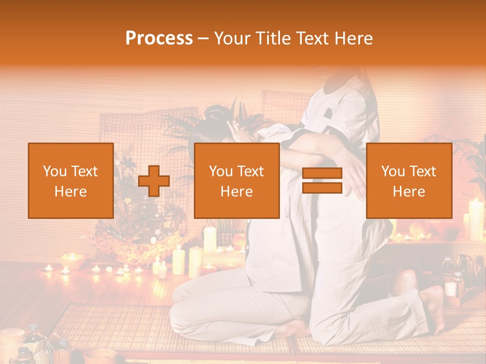 Woman Oil Thai Massage PowerPoint Template