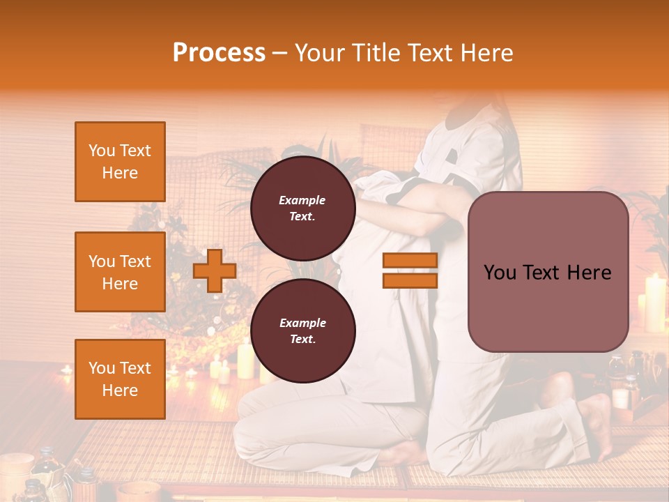 Woman Oil Thai Massage PowerPoint Template