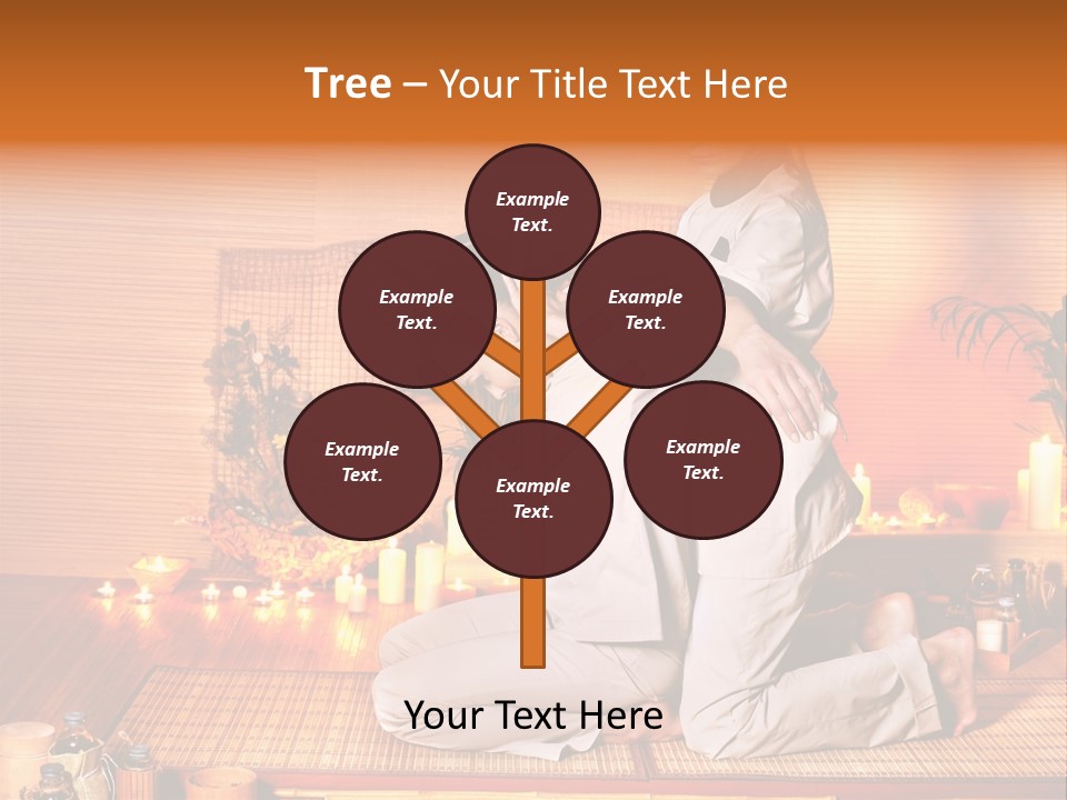 Woman Oil Thai Massage PowerPoint Template