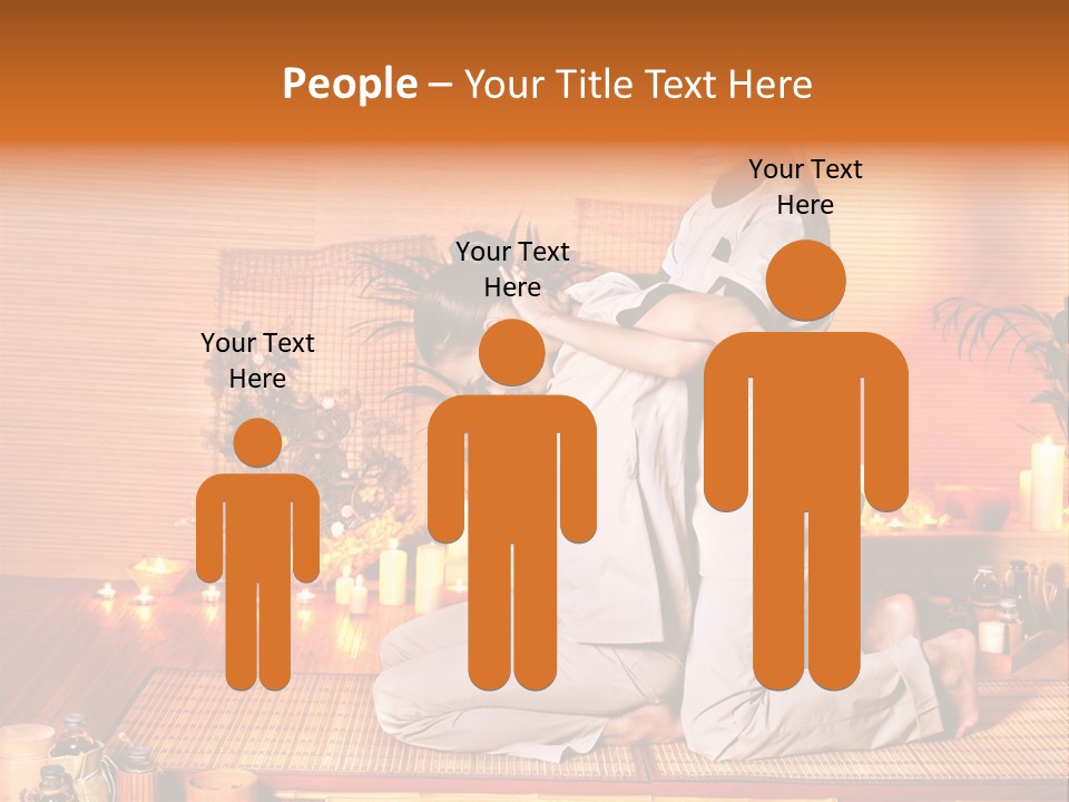 Woman Oil Thai Massage PowerPoint Template