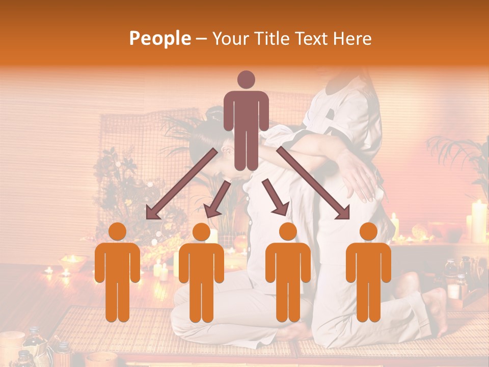 Woman Oil Thai Massage PowerPoint Template