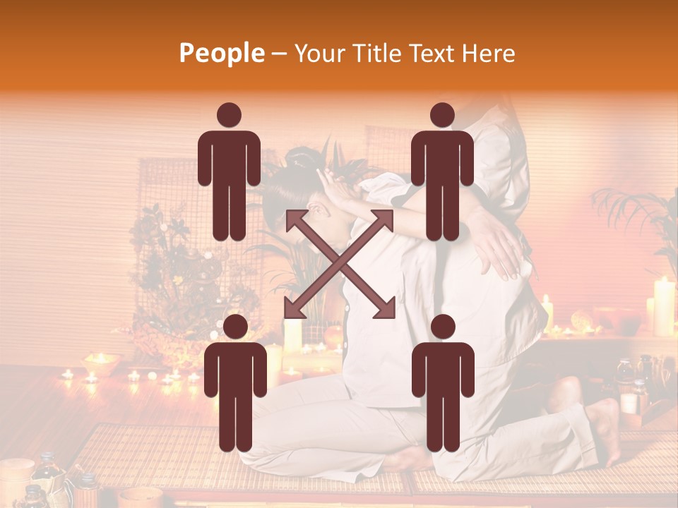 Woman Oil Thai Massage PowerPoint Template