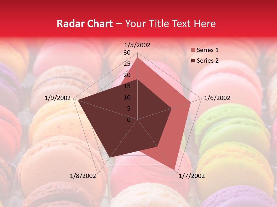 A Group Of Colorful Macaroons Sitting On Top Of Each Other PowerPoint Template
