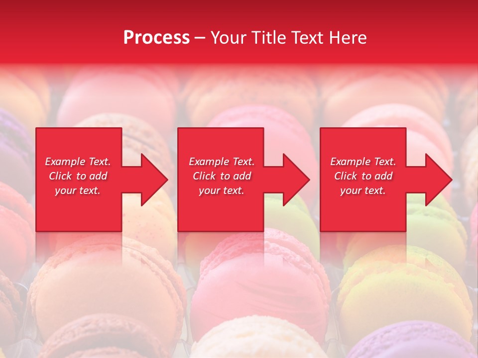 A Group Of Colorful Macaroons Sitting On Top Of Each Other PowerPoint Template