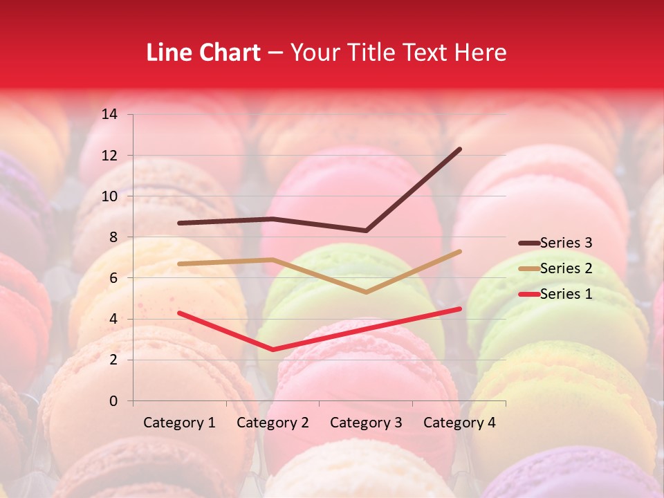 A Group Of Colorful Macaroons Sitting On Top Of Each Other PowerPoint Template