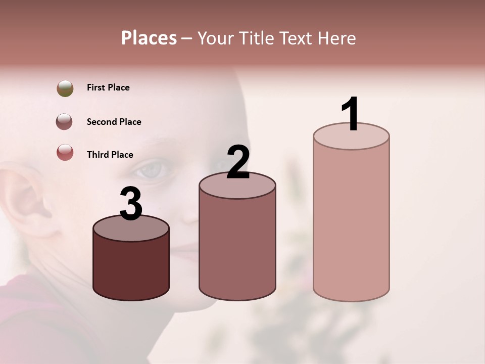 Patient Sick Child Portrait PowerPoint Template