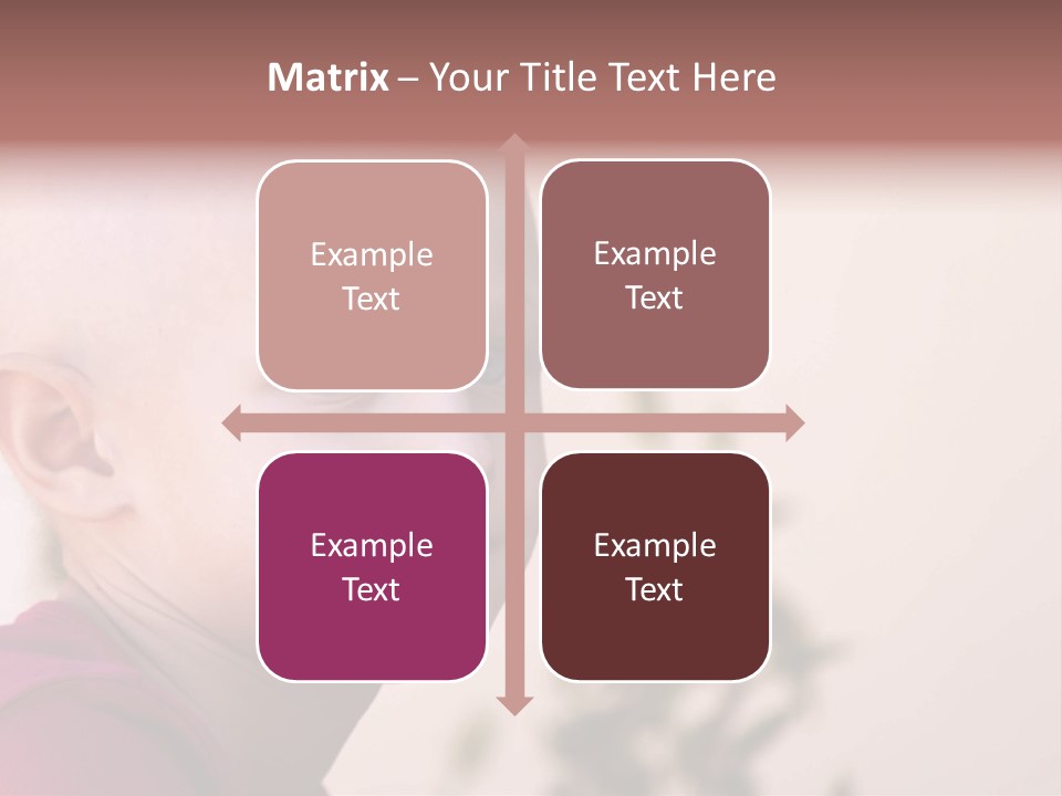 Patient Sick Child Portrait PowerPoint Template