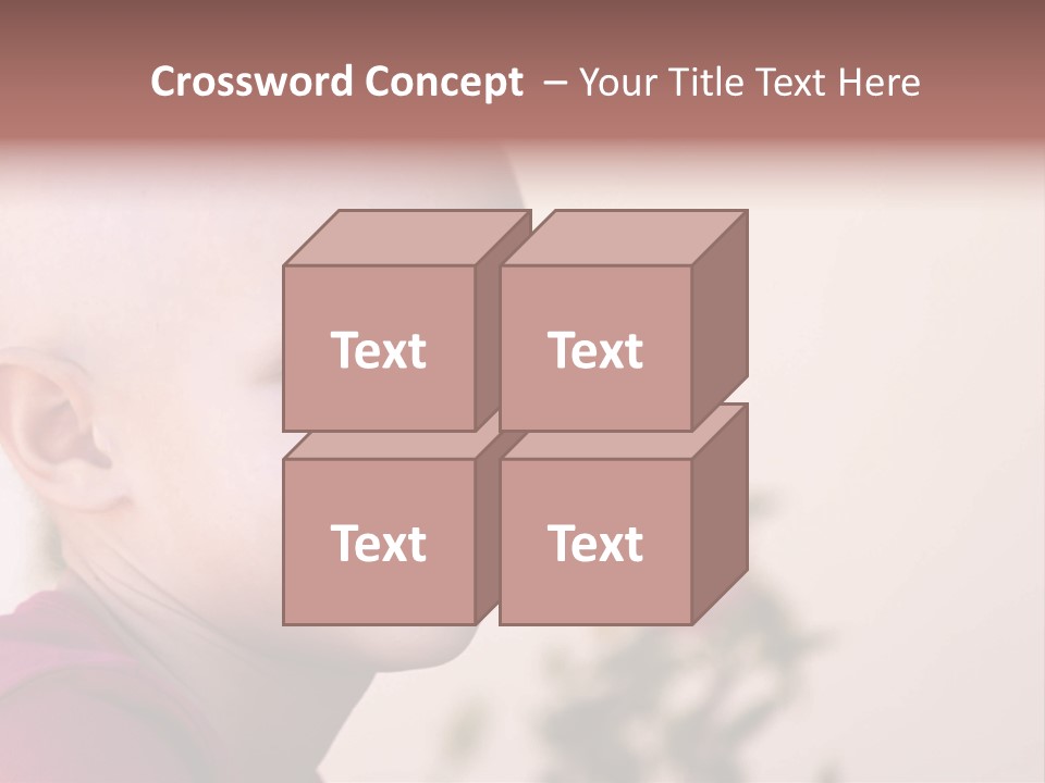 Patient Sick Child Portrait PowerPoint Template