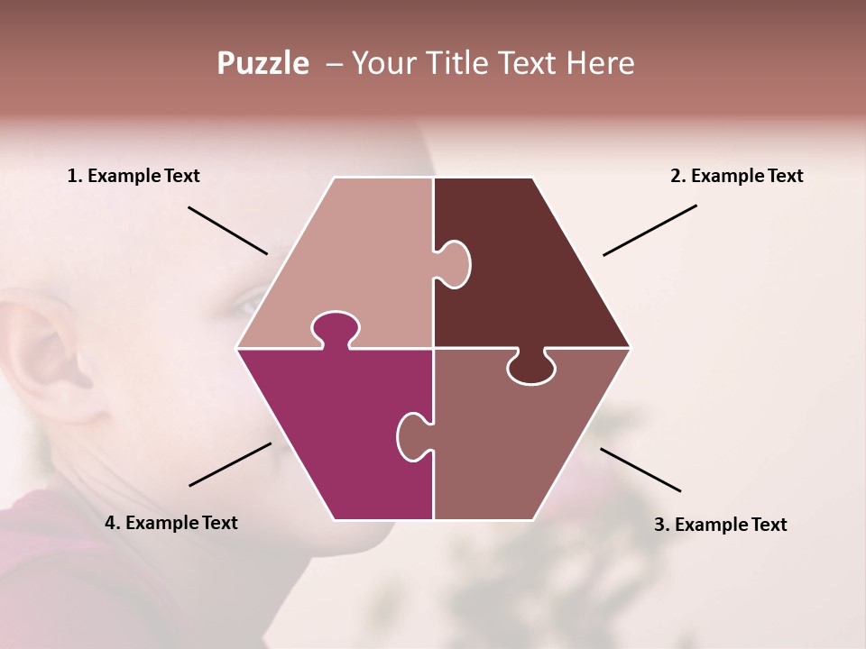 Patient Sick Child Portrait PowerPoint Template