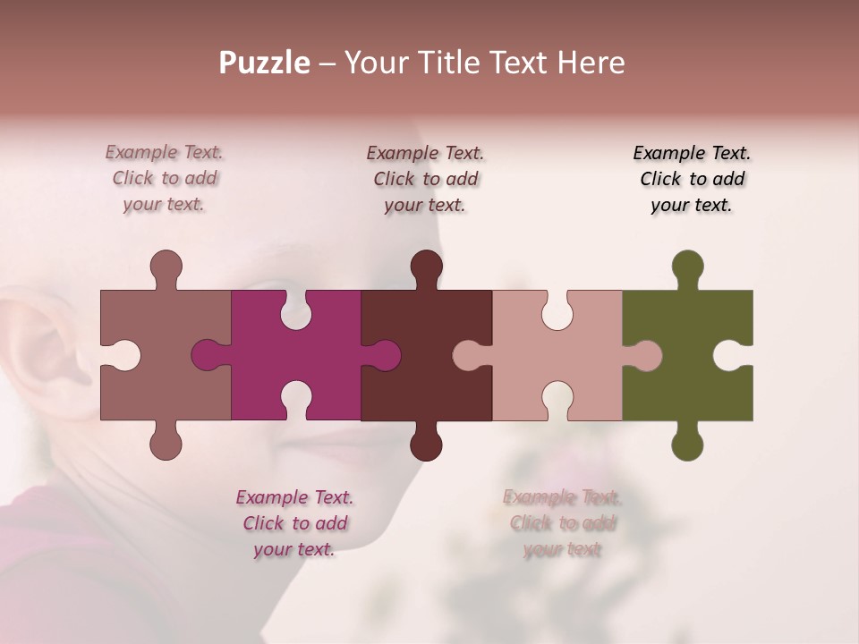 Patient Sick Child Portrait PowerPoint Template