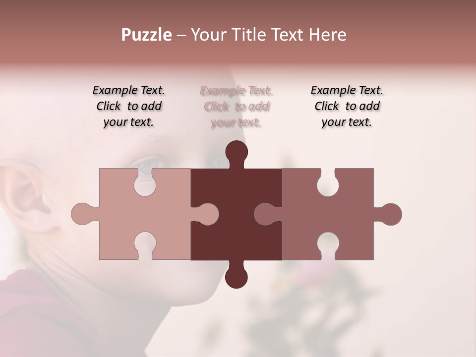 Patient Sick Child Portrait PowerPoint Template