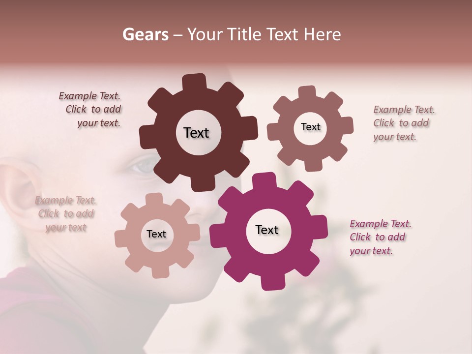 Patient Sick Child Portrait PowerPoint Template