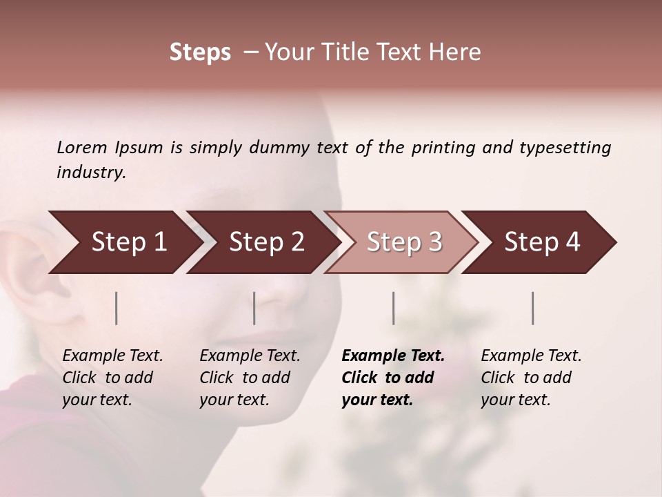 Patient Sick Child Portrait PowerPoint Template