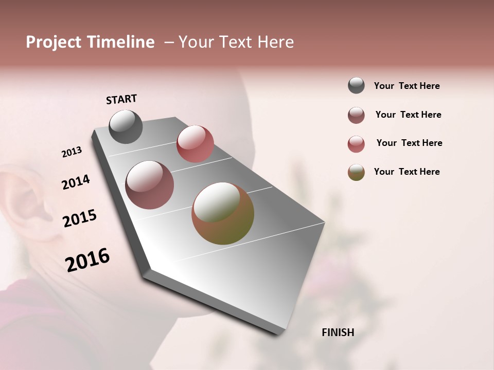 Patient Sick Child Portrait PowerPoint Template