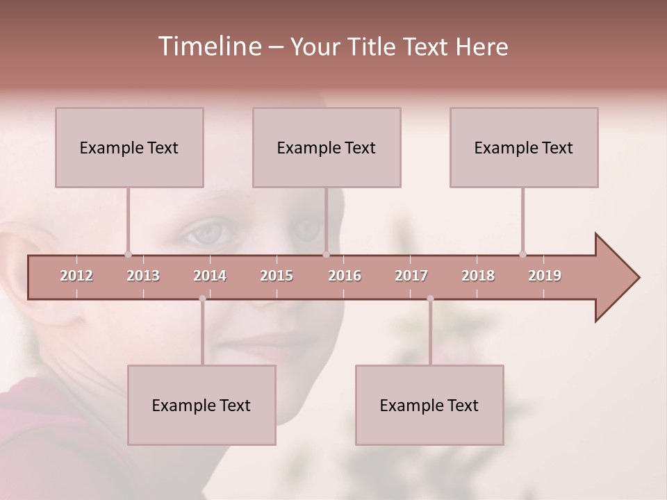 Patient Sick Child Portrait PowerPoint Template