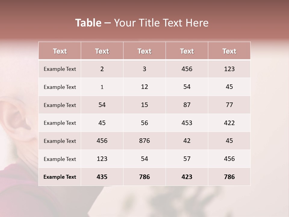 Patient Sick Child Portrait PowerPoint Template
