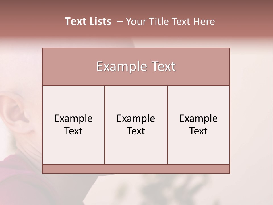Patient Sick Child Portrait PowerPoint Template