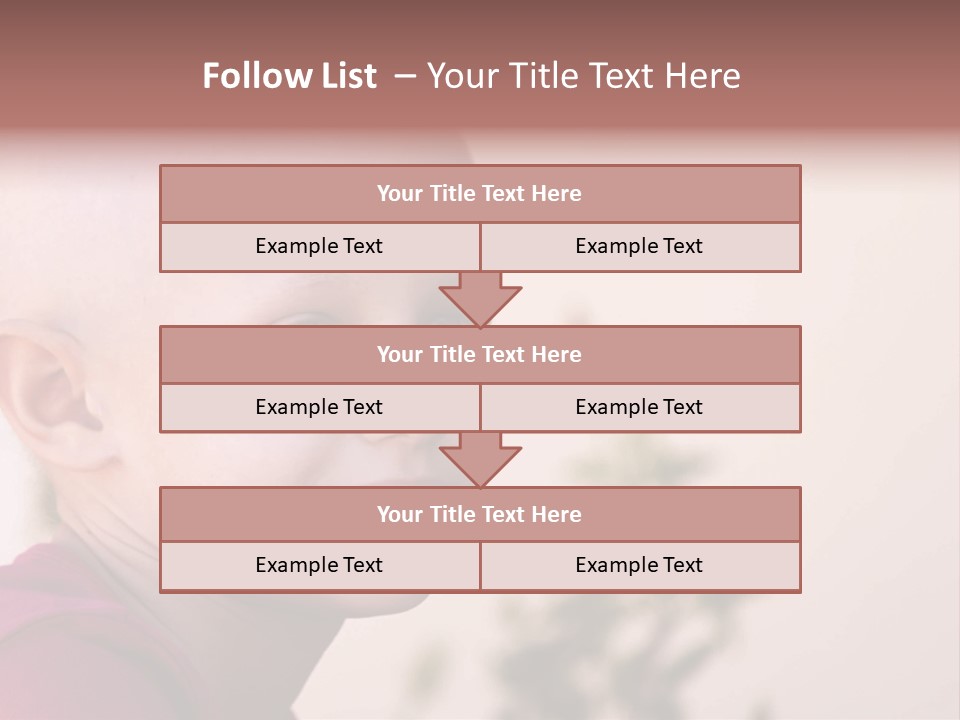 Patient Sick Child Portrait PowerPoint Template