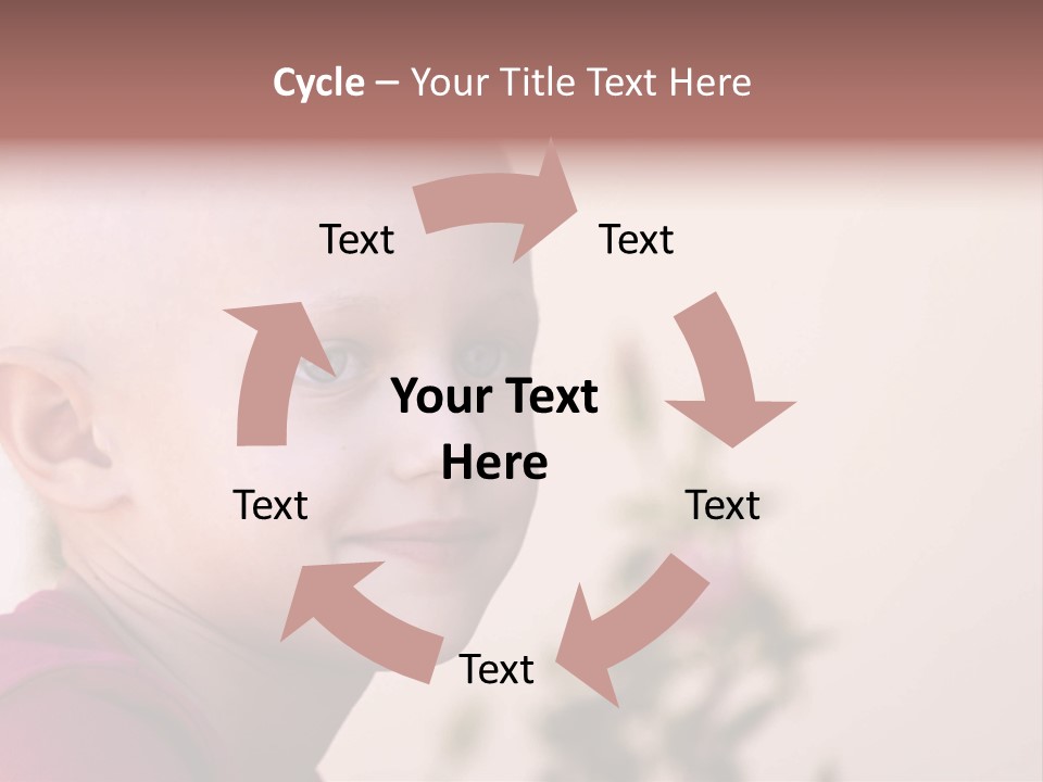 Patient Sick Child Portrait PowerPoint Template
