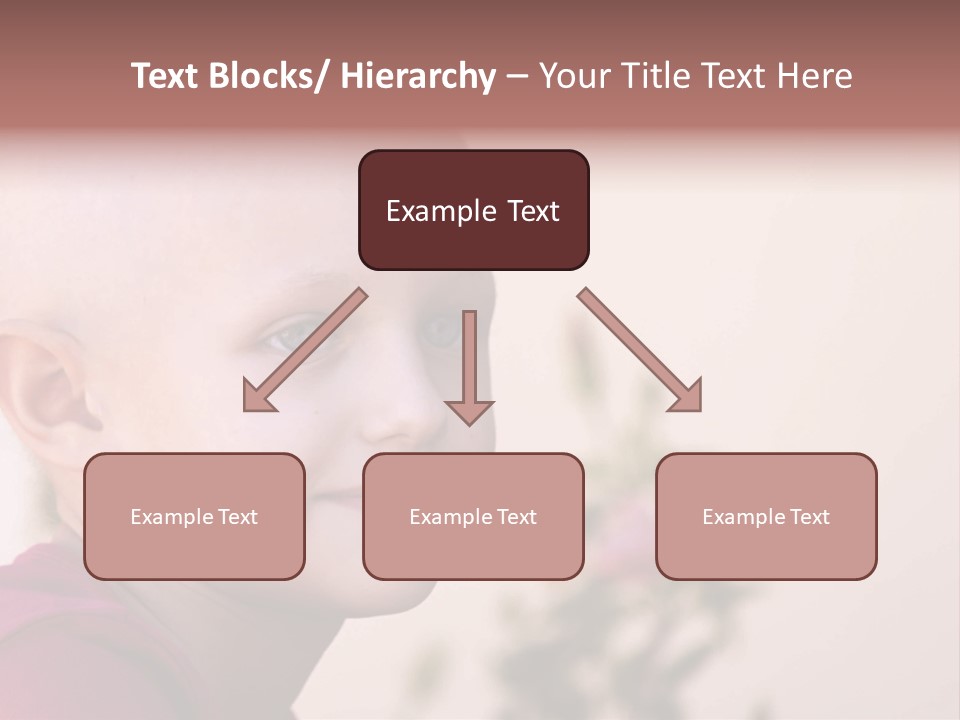 Patient Sick Child Portrait PowerPoint Template