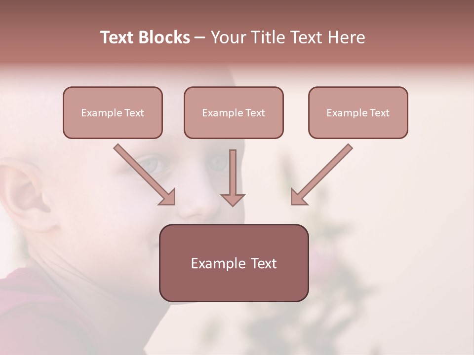 Patient Sick Child Portrait PowerPoint Template