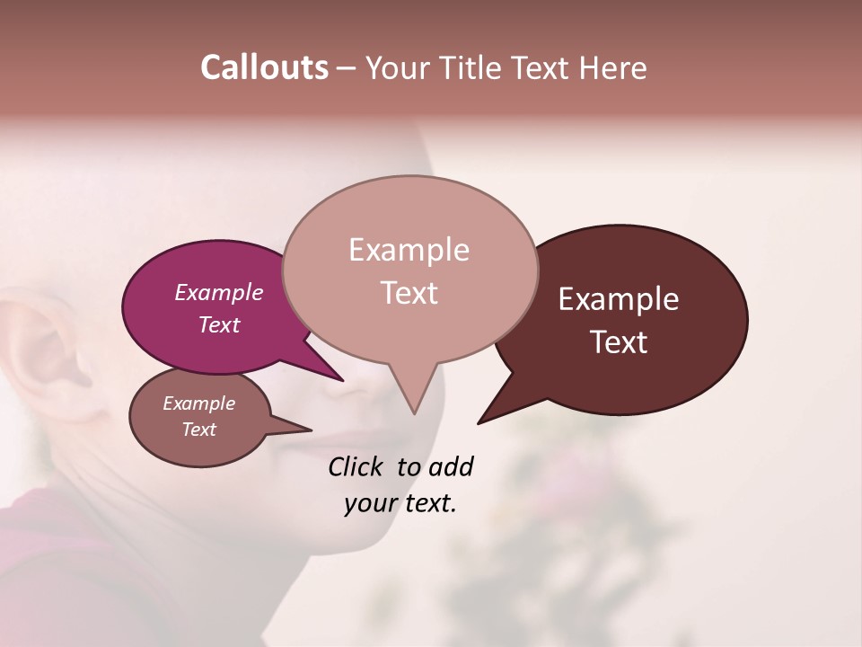 Patient Sick Child Portrait PowerPoint Template