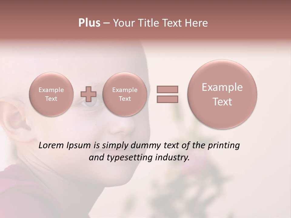 Patient Sick Child Portrait PowerPoint Template