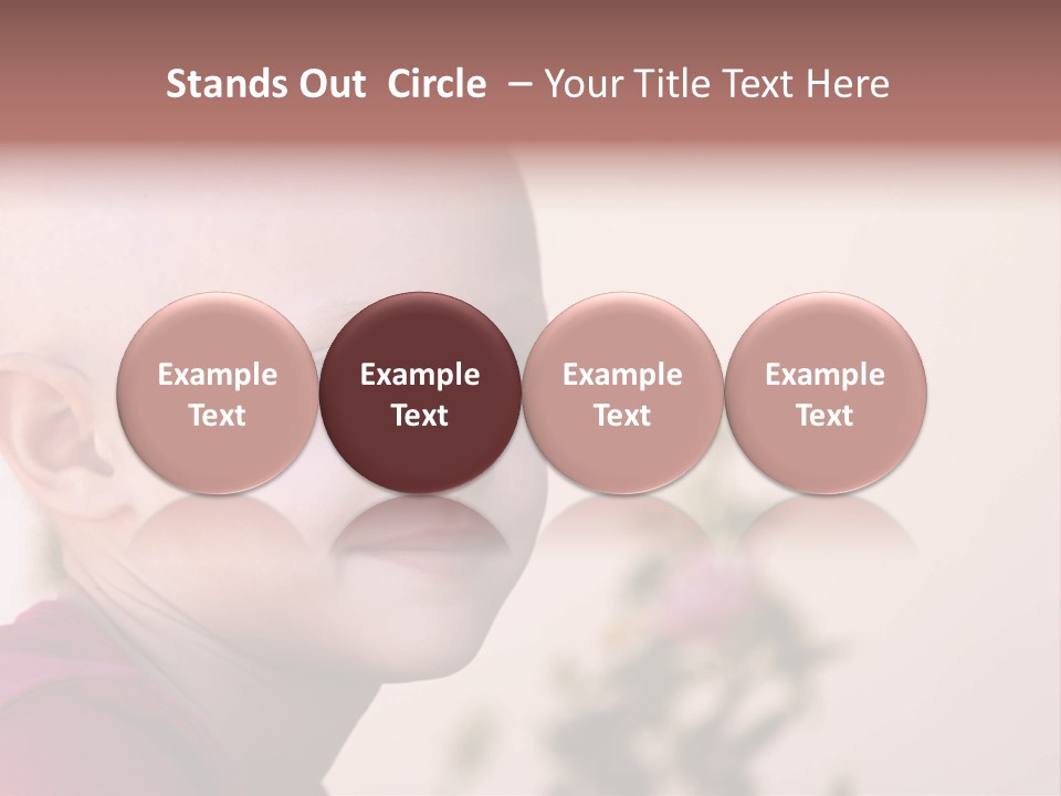 Patient Sick Child Portrait PowerPoint Template