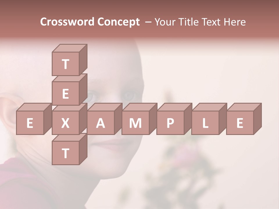 Patient Sick Child Portrait PowerPoint Template