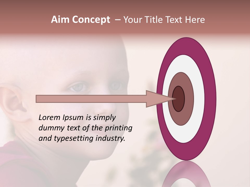 Patient Sick Child Portrait PowerPoint Template