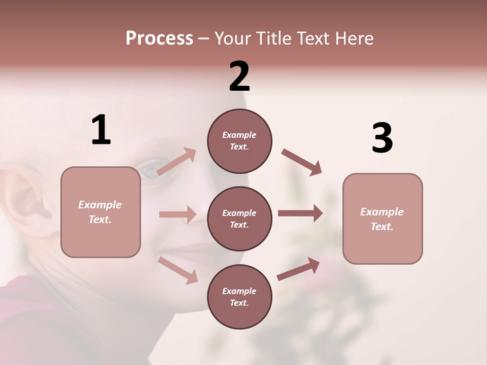 Patient Sick Child Portrait PowerPoint Template