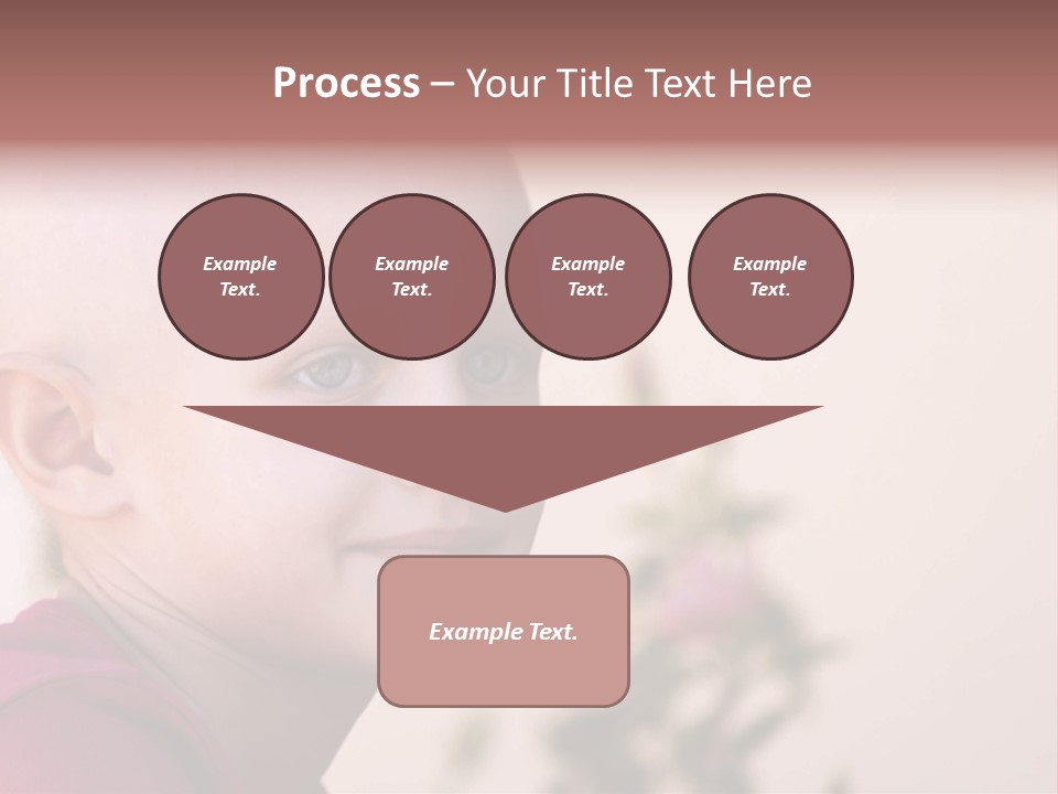 Patient Sick Child Portrait PowerPoint Template