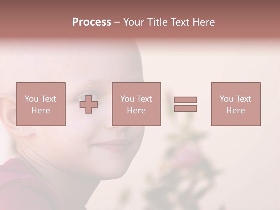 Patient Sick Child Portrait PowerPoint Template