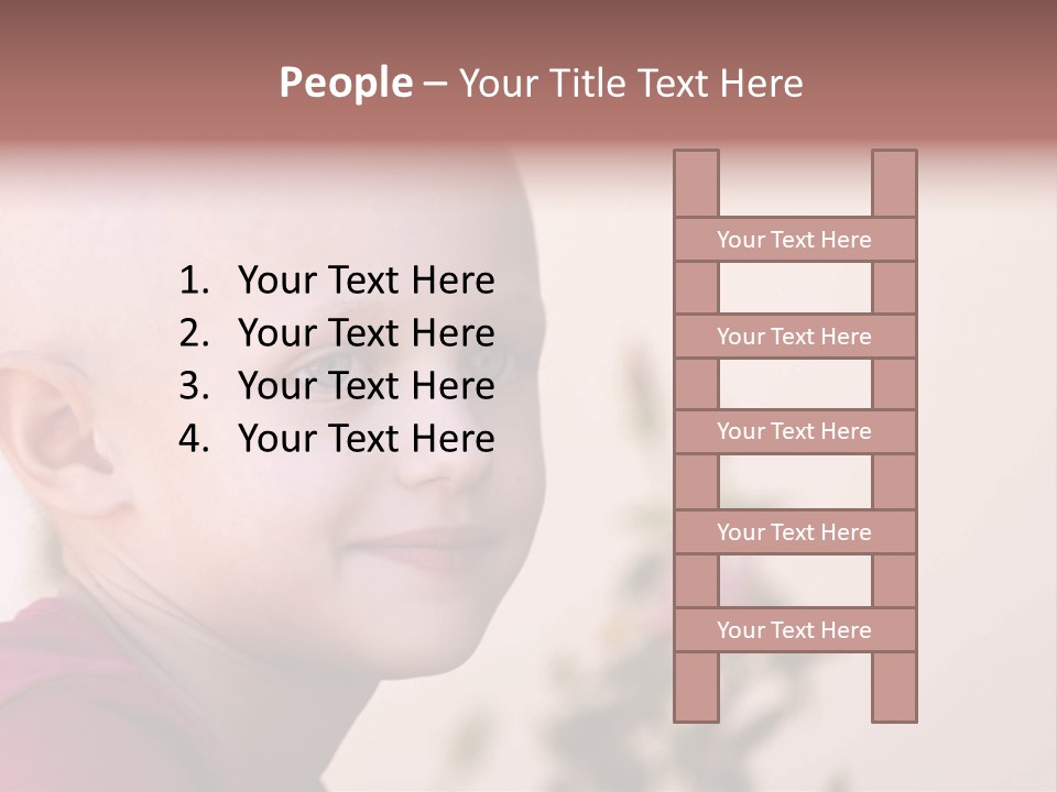 Patient Sick Child Portrait PowerPoint Template