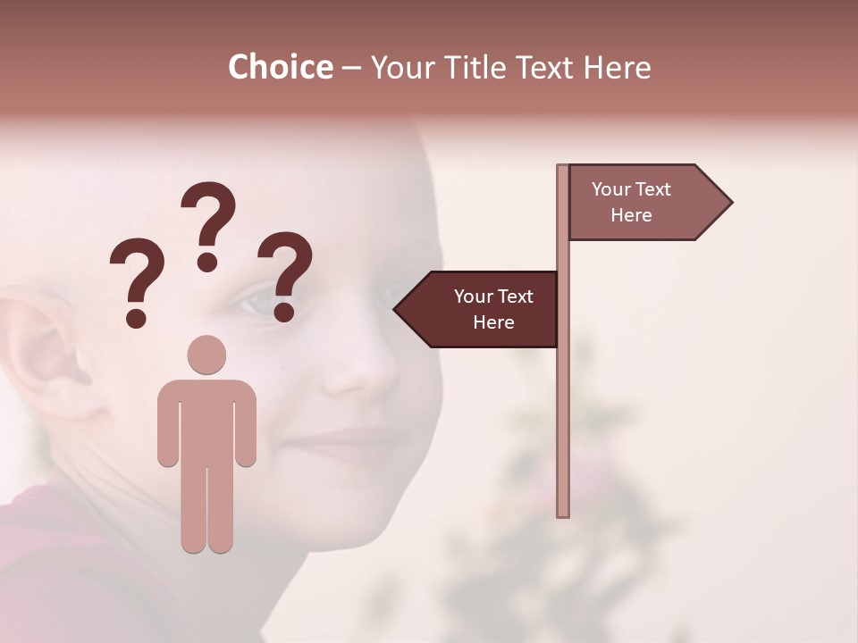 Patient Sick Child Portrait PowerPoint Template