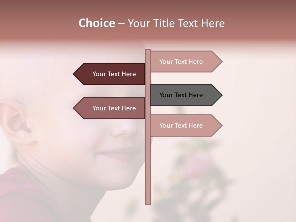 Patient Sick Child Portrait PowerPoint Template