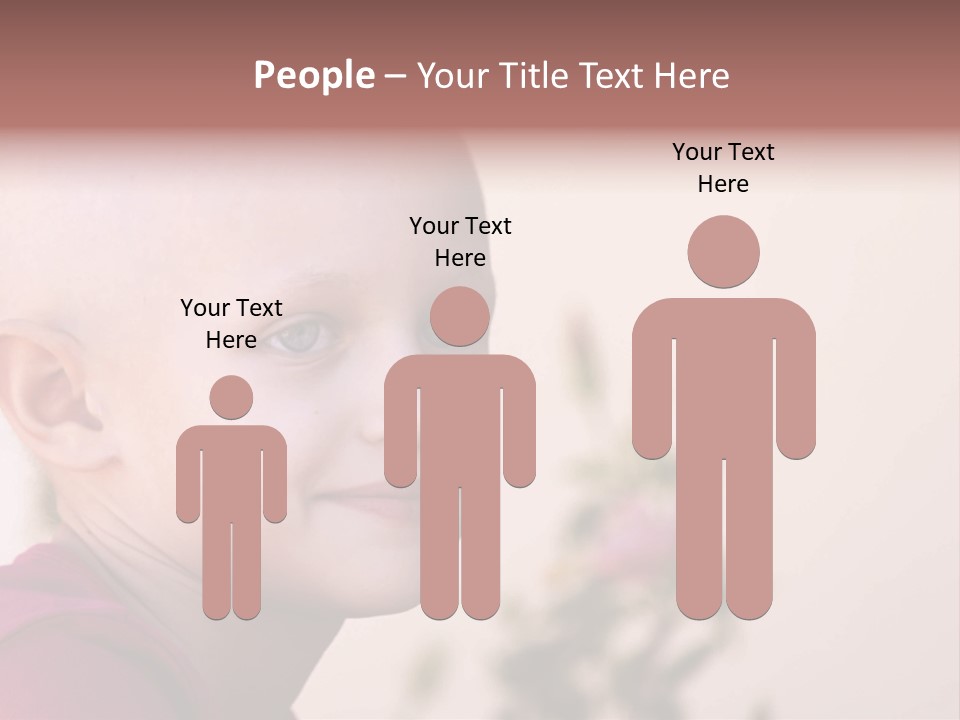 Patient Sick Child Portrait PowerPoint Template