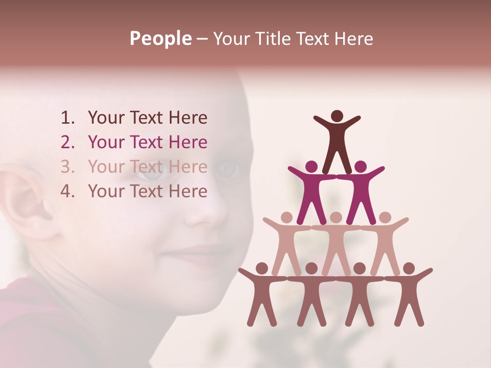 Patient Sick Child Portrait PowerPoint Template