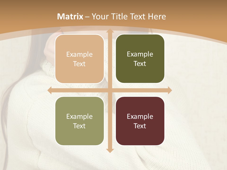 Pensive Feeling Sadness PowerPoint Template