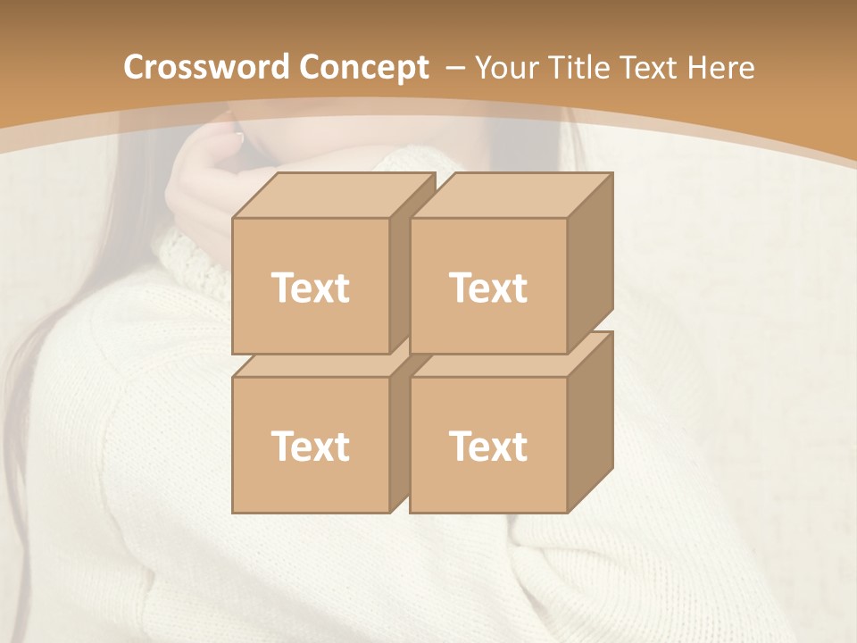 Pensive Feeling Sadness PowerPoint Template
