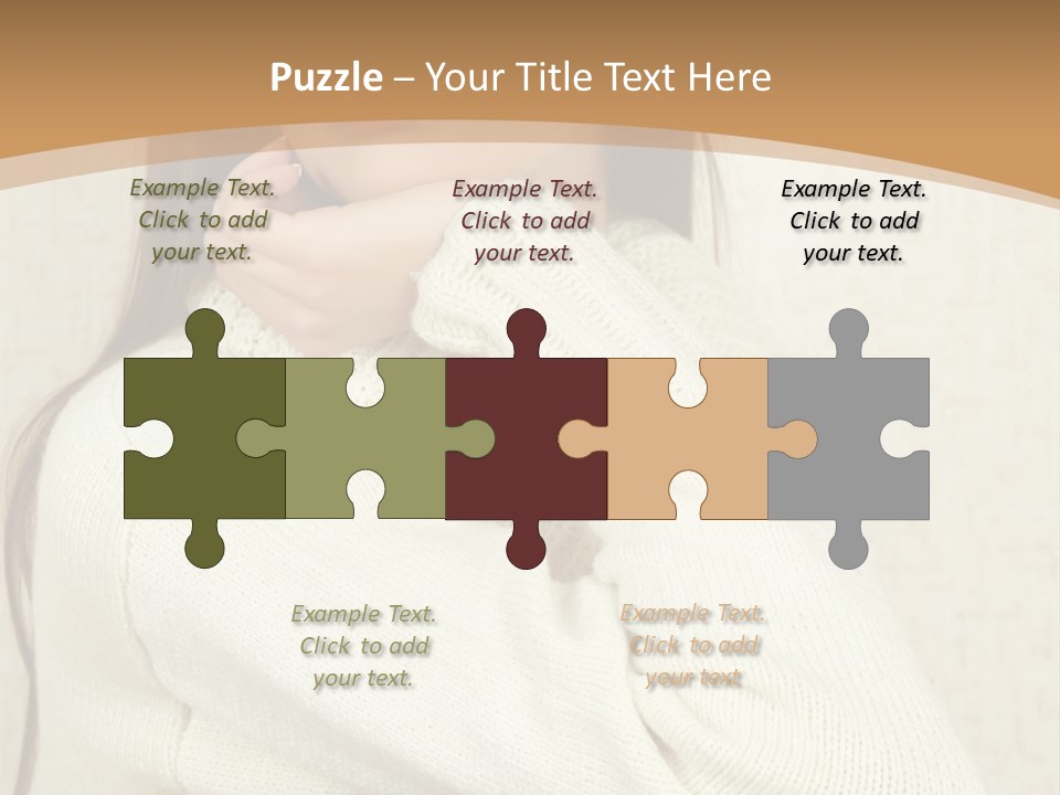 Pensive Feeling Sadness PowerPoint Template