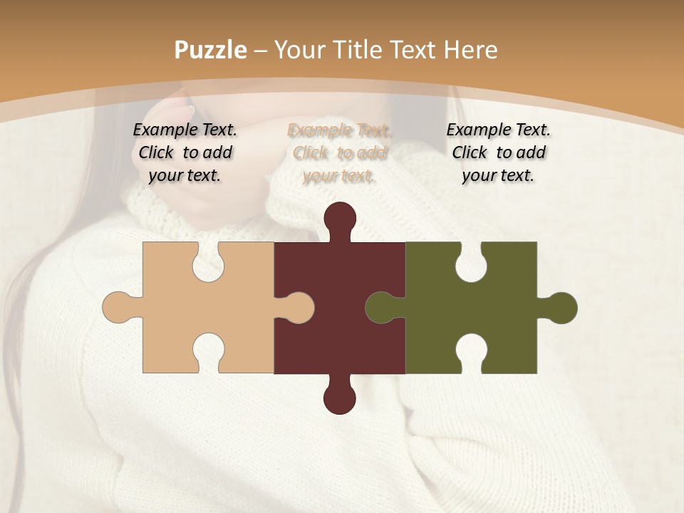 Pensive Feeling Sadness PowerPoint Template