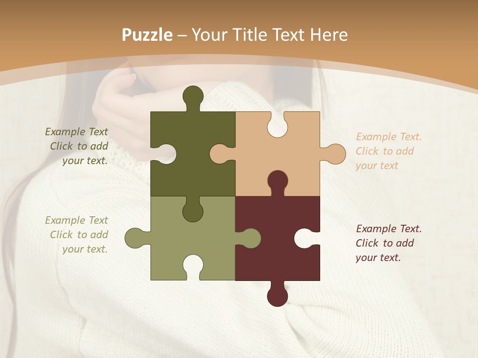 Pensive Feeling Sadness PowerPoint Template