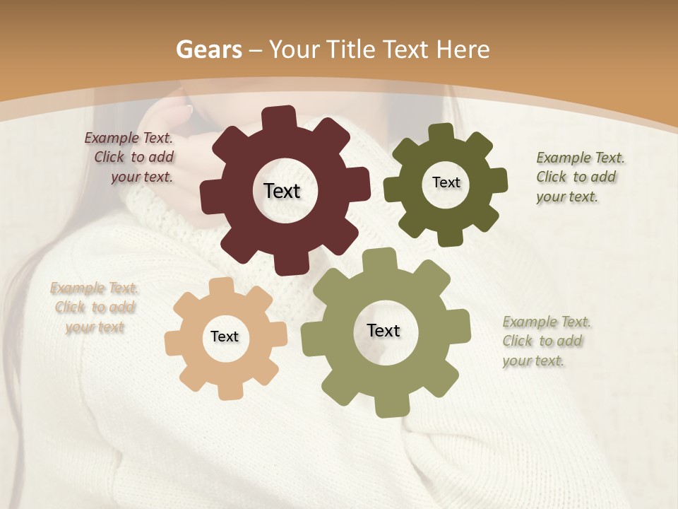 Pensive Feeling Sadness PowerPoint Template