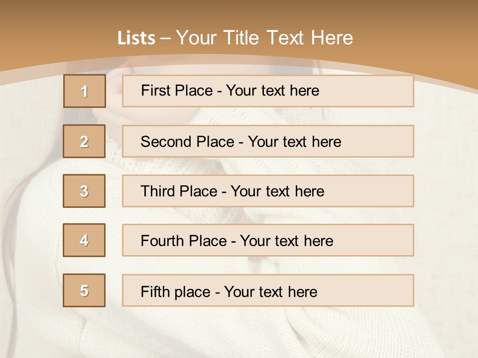 Pensive Feeling Sadness PowerPoint Template