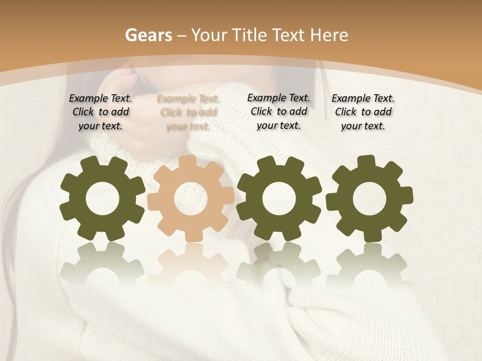 Pensive Feeling Sadness PowerPoint Template