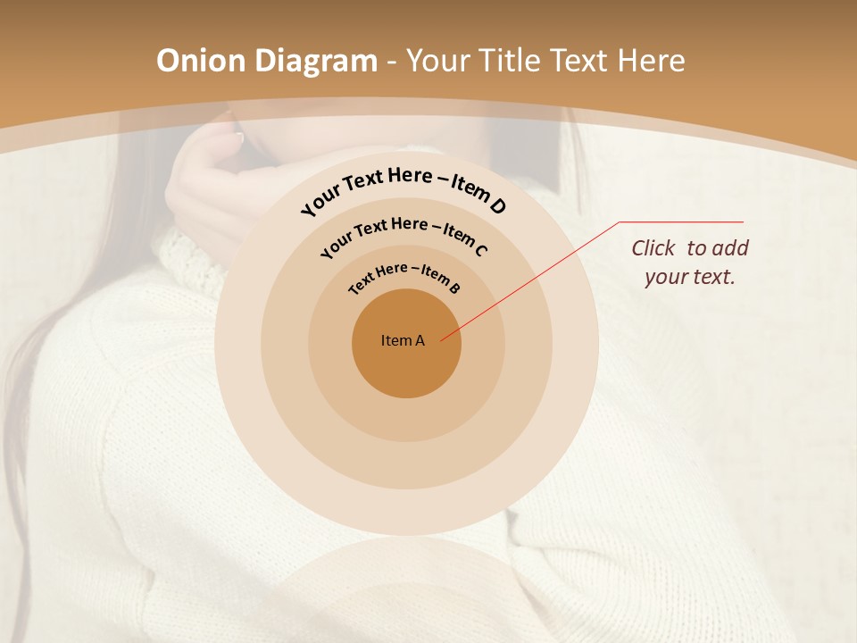 Pensive Feeling Sadness PowerPoint Template