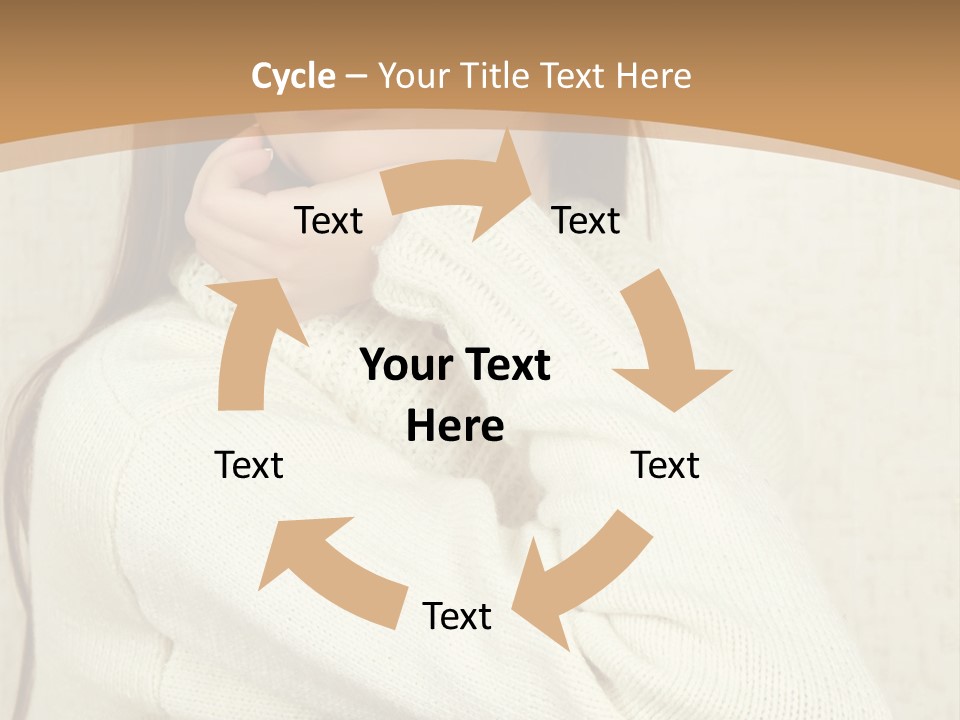 Pensive Feeling Sadness PowerPoint Template